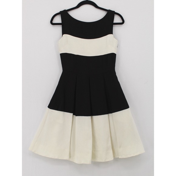 Kate Spade New York Dresses & Skirts - Kate Spade Gayle Fit Flare Dress size 0 Silk Blend Sleeveless Preppy Timeless
